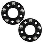2X 1" T6 Wheel Spacers for Ford Bronco, Crown Victoria (5x4.5, 70.5mm Hub)