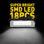 LED License Plate Lights for Porsche Cayenne Boxster Cayman Carrera (2003–2023)