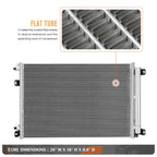 AC Condenser for Subaru B9 Tribeca (2006–2014) Aluminum Core Replacement