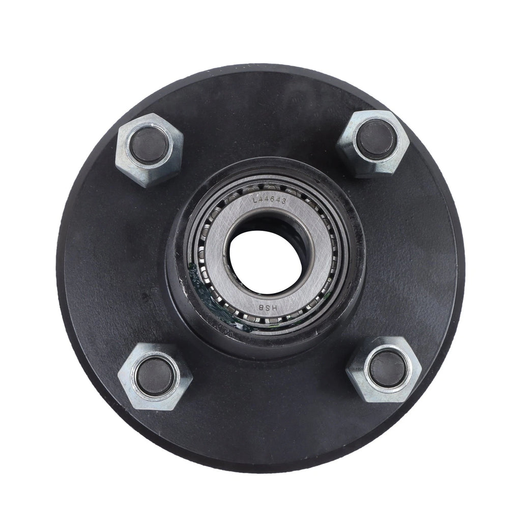 2X Trailer Hub Kit for 4 on 4" Spindle (1" Square)