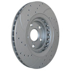 2X Front Drilled Coat 328mm Brake Rotors for Lexus Toyota
