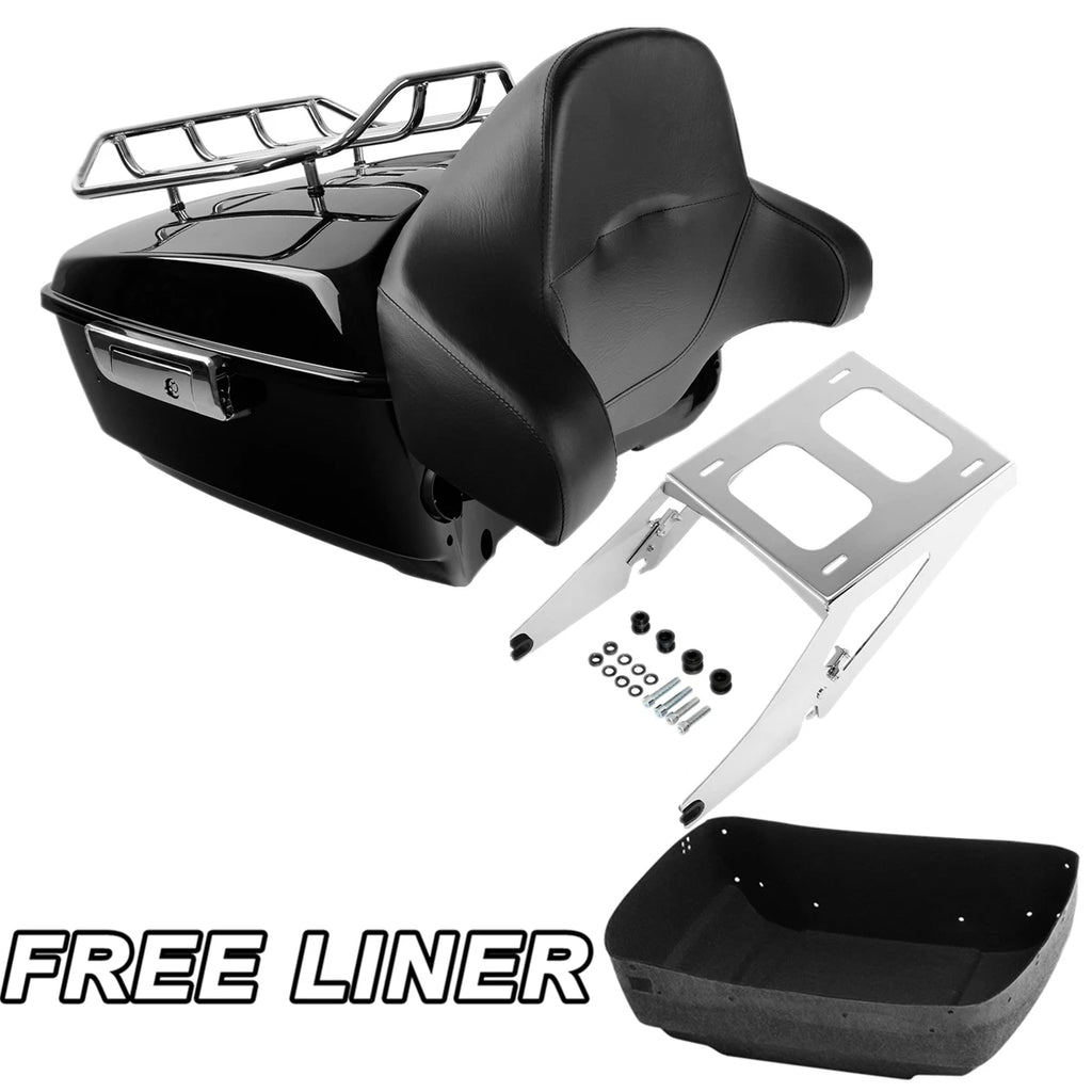 King Trunk Two Up Mount Rack Pad for Harley Sport Glide FLSB (2018–2026)