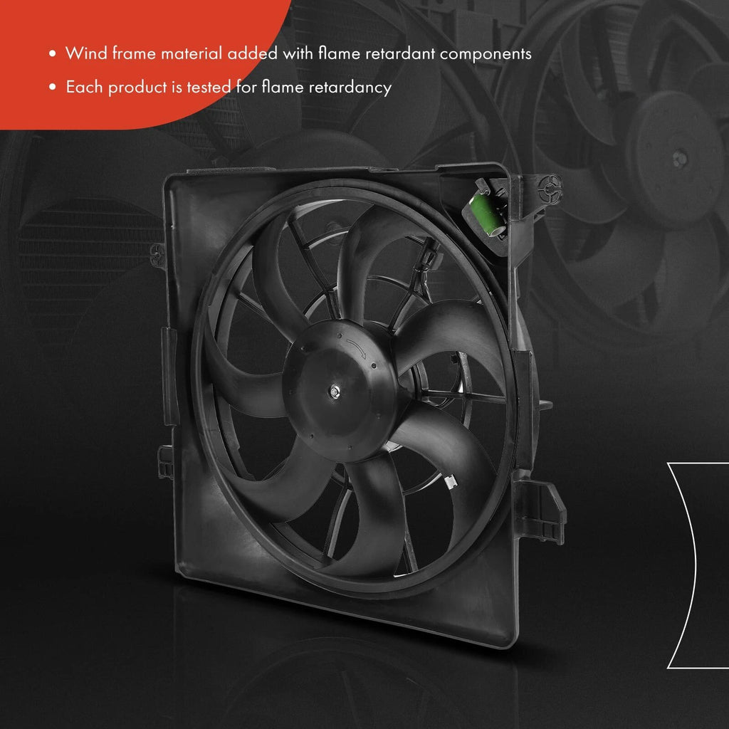Cooling Fan Assembly with Shroud for Kia Sportage (2011–2016)