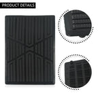 Floor Pad Heel Foot Mat Pedal Patch Cover Black PVC Waterproof for Car