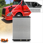 Full Aluminum 2-Row Cooling Radiator for Volvo VNL Series (2007–2014)