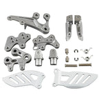 Front Rider Footrest Pegs Brackets for Suzuki GSXR 1000 (2005–2011)