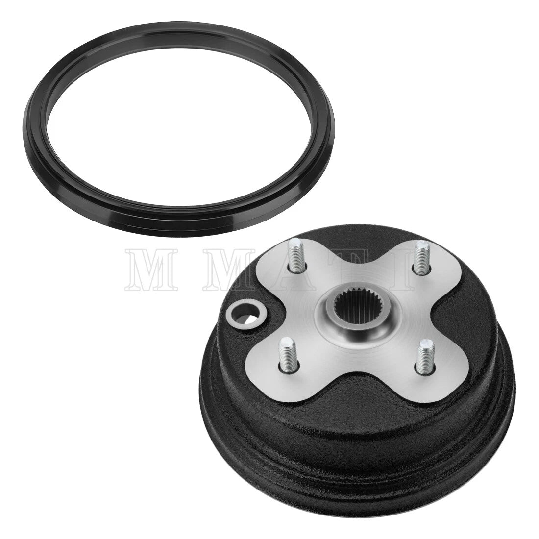 Brake Drum Hub & Dust Seal for Yamaha Big Bear 350, Timberwolf 250, Kodiak 400 (1990–2006)