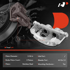 Front Left Brake Caliper with Bracket for Chevy Silverado 2500 HD (2001-2019)