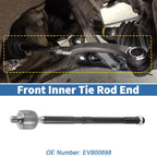 2pcs Front Inner Tie Rod End Links for Dodge Ram 1500 (2011–2012) EV800898