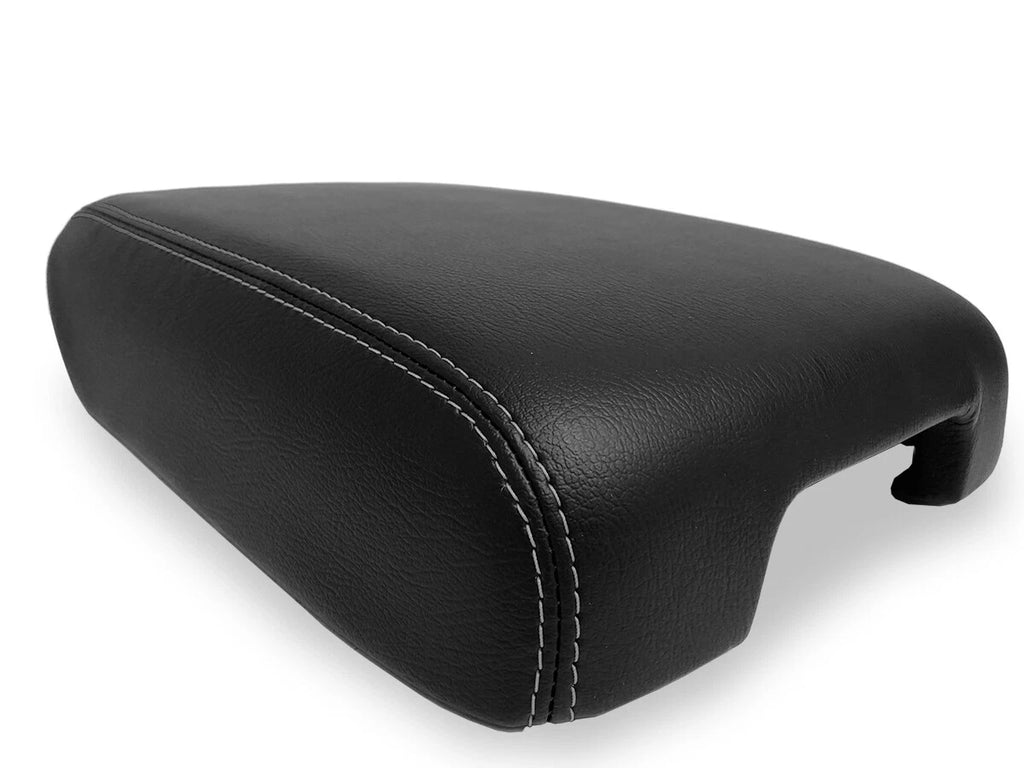Console Lid Armrest Cover for Infiniti QX60 (2014–2020) Leather Gray Stitch