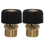 M22 15mm Female to 14mm Male Brass Pressure Washer Adapter 5000 PSI