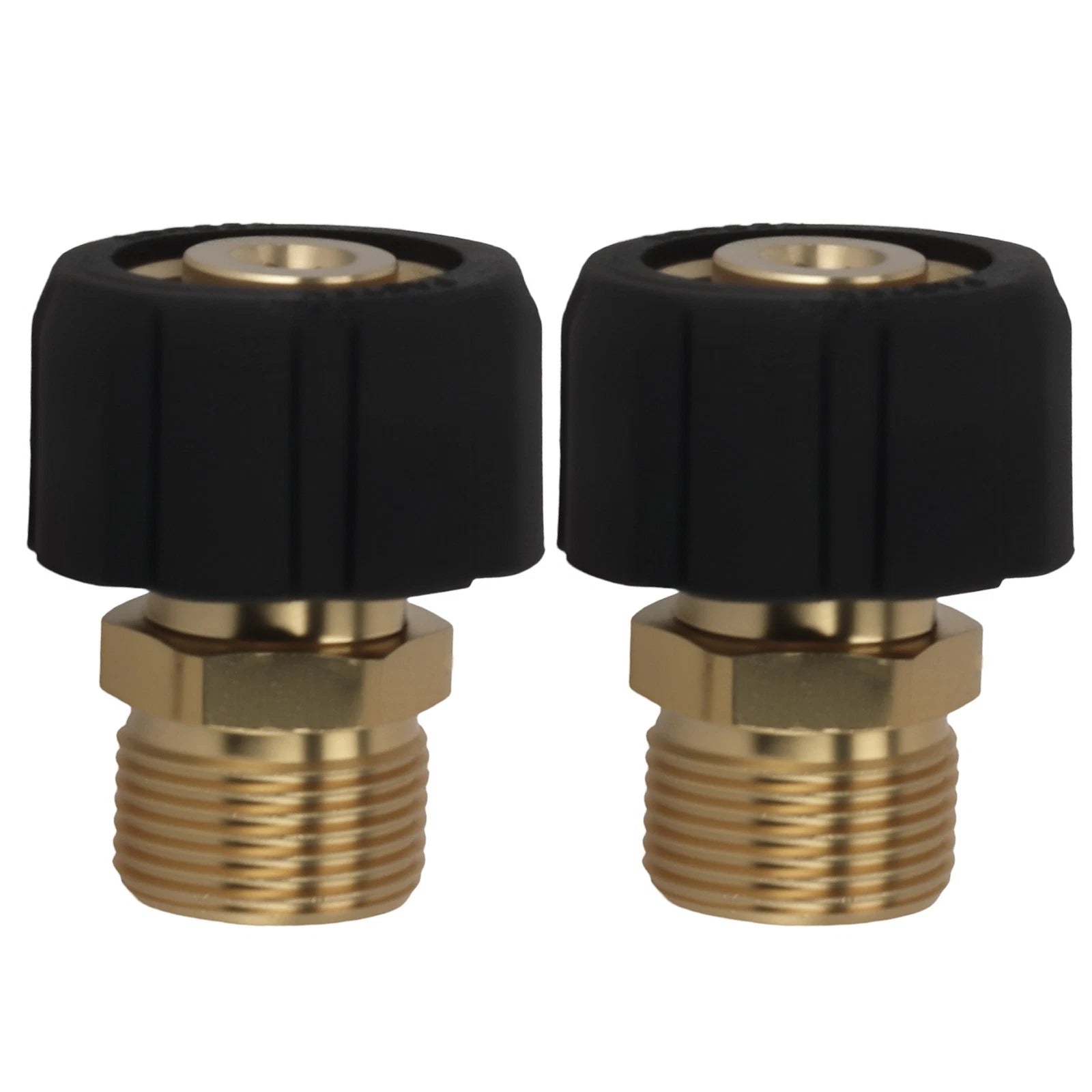 M22 15mm Female to 14mm Male Brass Pressure Washer Adapter 5000 PSI