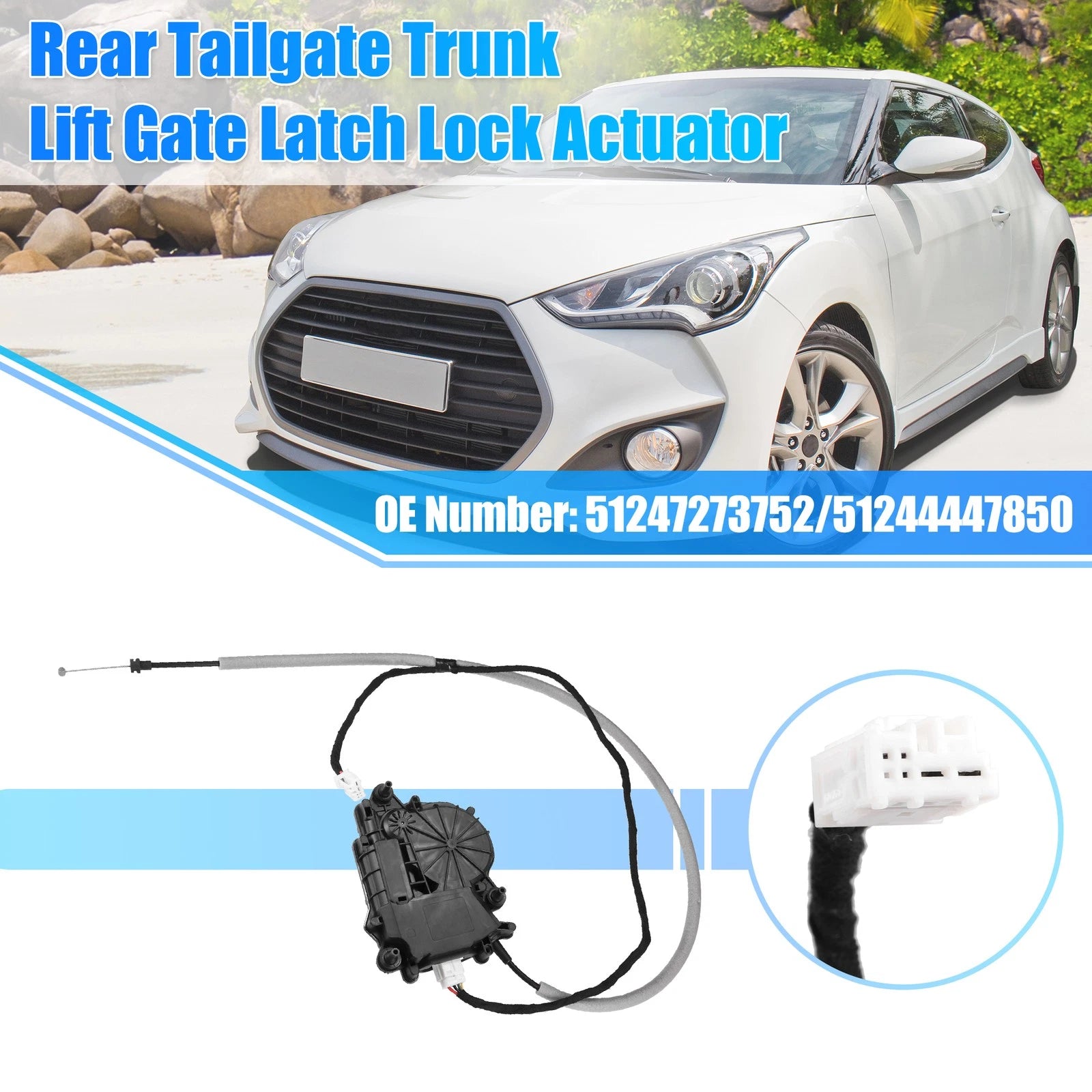 Rear Tailgate Trunk Latch Lock Actuator for BMW 528i 535i (2011–2016)