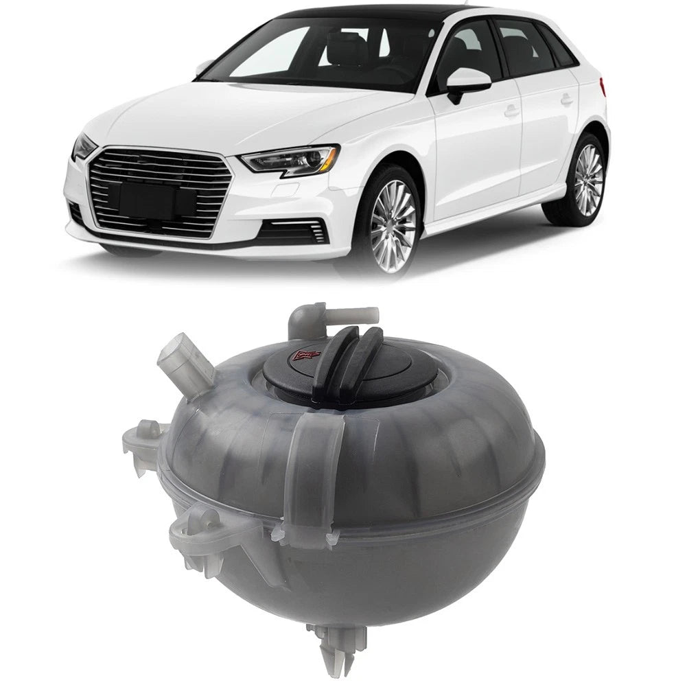 Coolant Tank Reservoir Water Bottle w/Cap for Audi Volkswagen Golf Passat