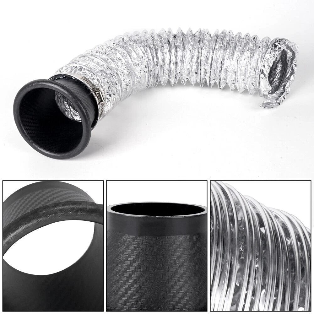 Turbo Air Intake Pipe Funnel Kit for Universal Car