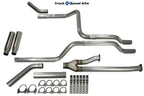 2.5" Direct Fit Dual Exhaust Kit for Toyota Tundra (2014–2021) No Muffler