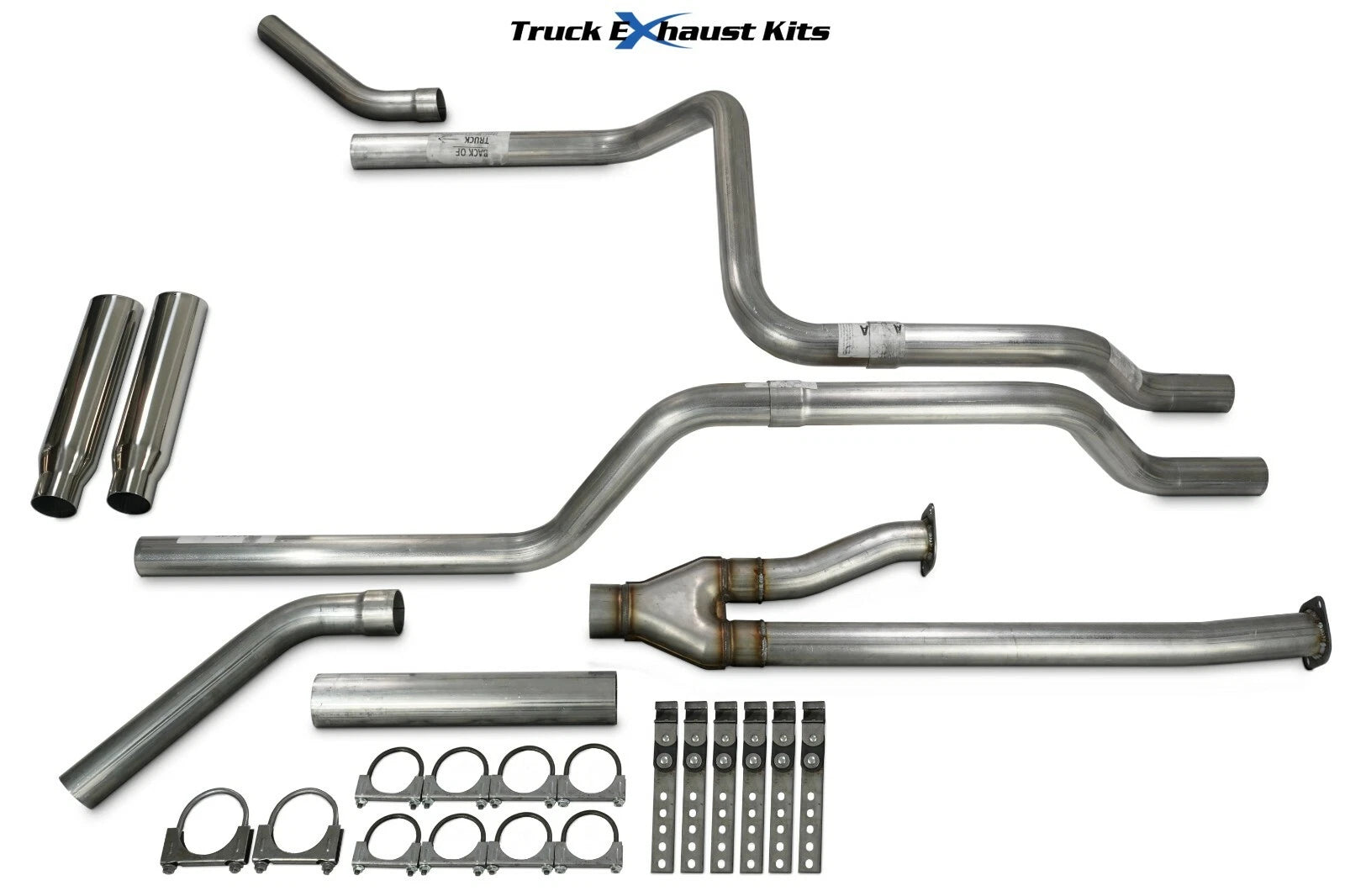 2.5" Direct Fit Dual Exhaust Kit for Toyota Tundra (2014–2021) No Muffler