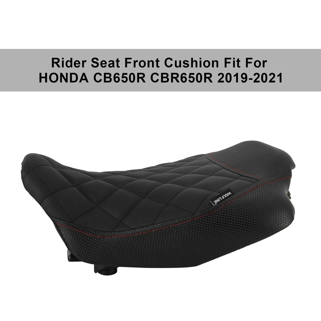 Seat Covers for Honda CBR650R (2019–2023) - Black, Set of 2