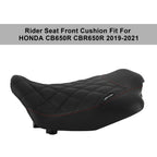 Seat Covers for Honda CBR650R (2019–2023) - Black, Set of 2