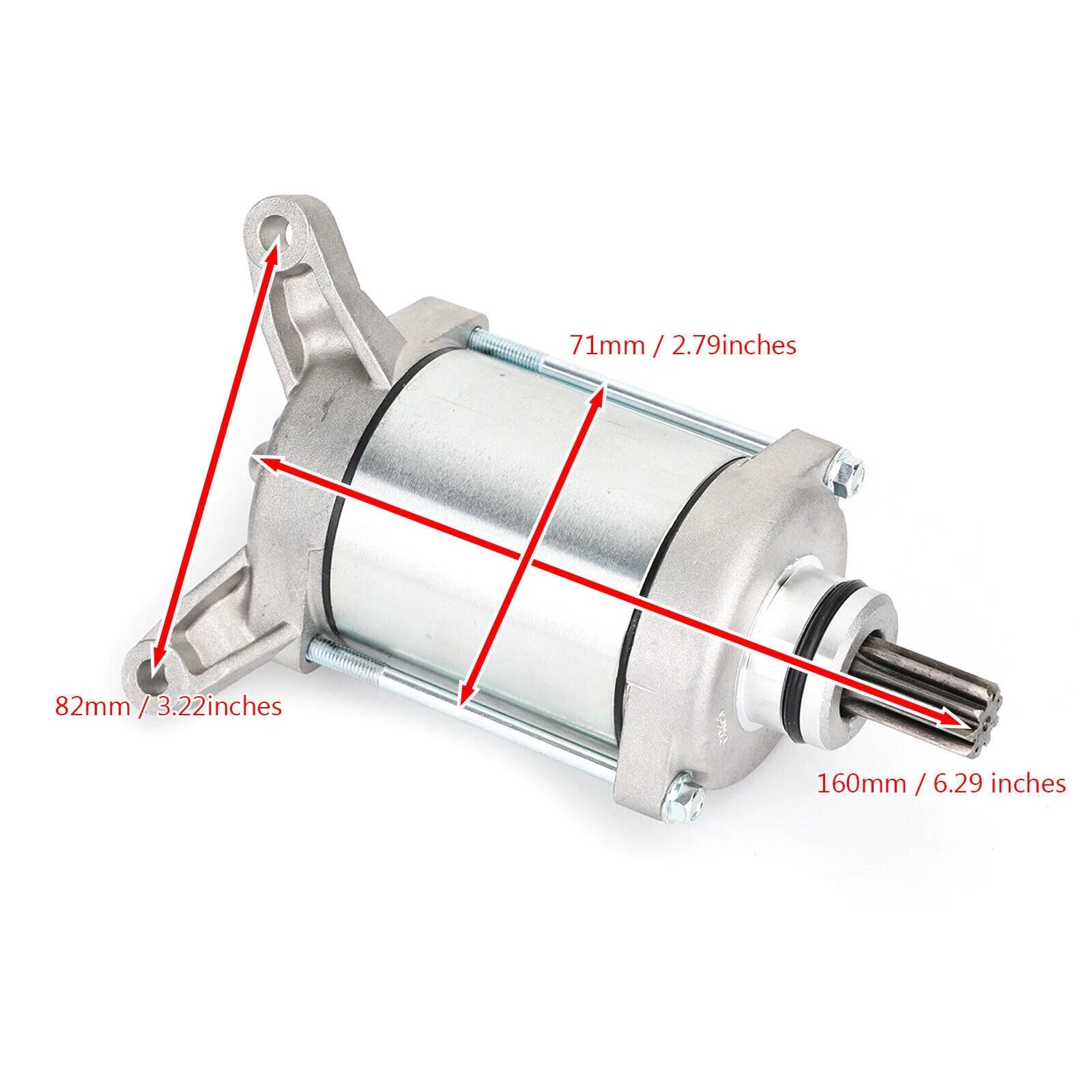 Starter for Yamaha YFM450FWA Grizzly 450 Kodiak 450 (2011–2016) 1CT-81890-00