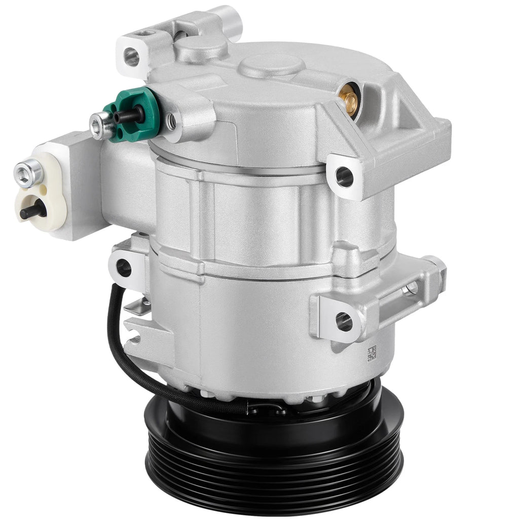 A/C Compressor with 6-Groove Pulley for Hyundai Accent Veloster (2012–2017)
