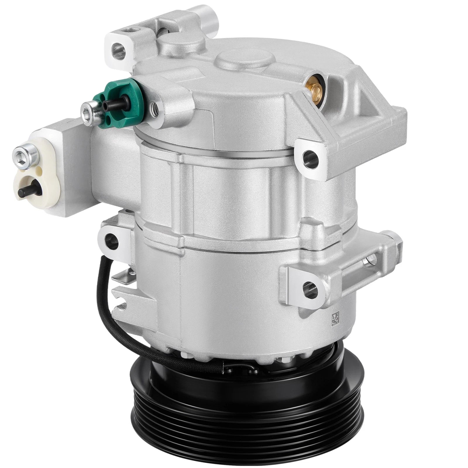 A/C Compressor with 6-Groove Pulley for Hyundai Accent Veloster (2012–2017)