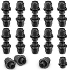 24Pcs M12x1.5 Black Lug Nuts 21mm Hex for Lexus GS300 GS350 (1998–2019)