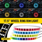 17.5" RGB Wheel Ring Lights for Truck Car (Bluetooth APP)