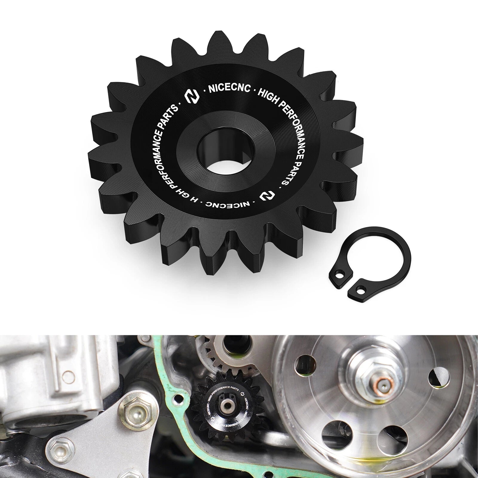 Aluminum Alloy Oil Pump Drive Gear #15133-MEB-670 for Honda TRX450ER/R (2006–2014)