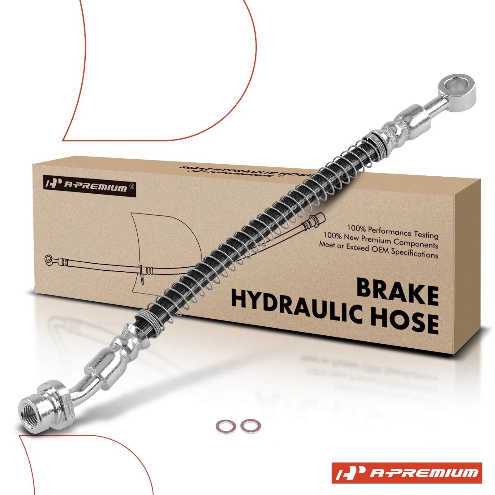 Rear Left Outer Brake Hydraulic Hose for Kia Sorento (2007–2009)
