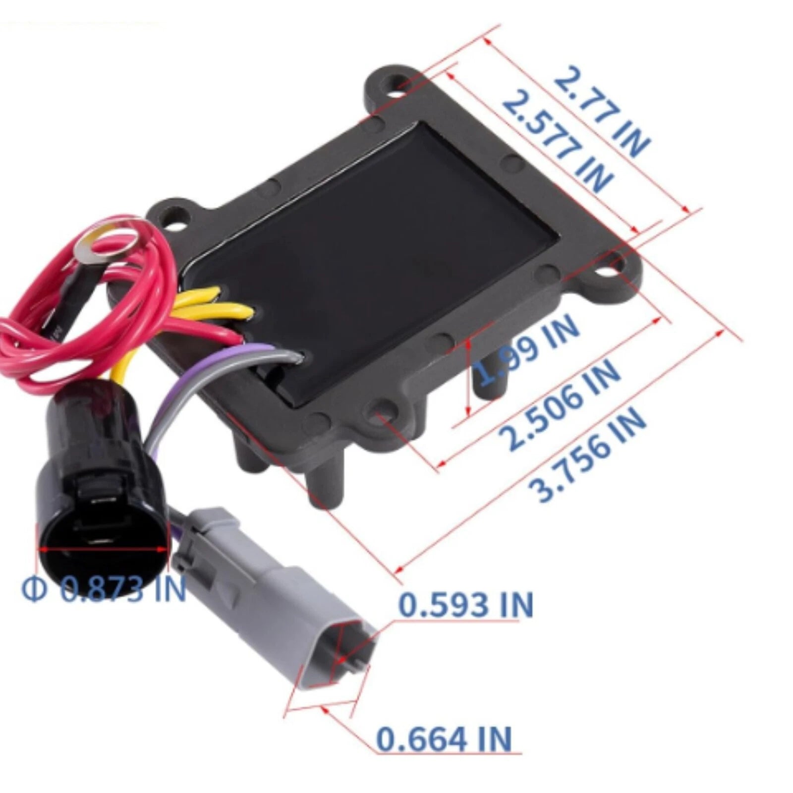 Voltage Regulator for Johnson Evinrude (586048, 586075, 0586048, 18-5829)