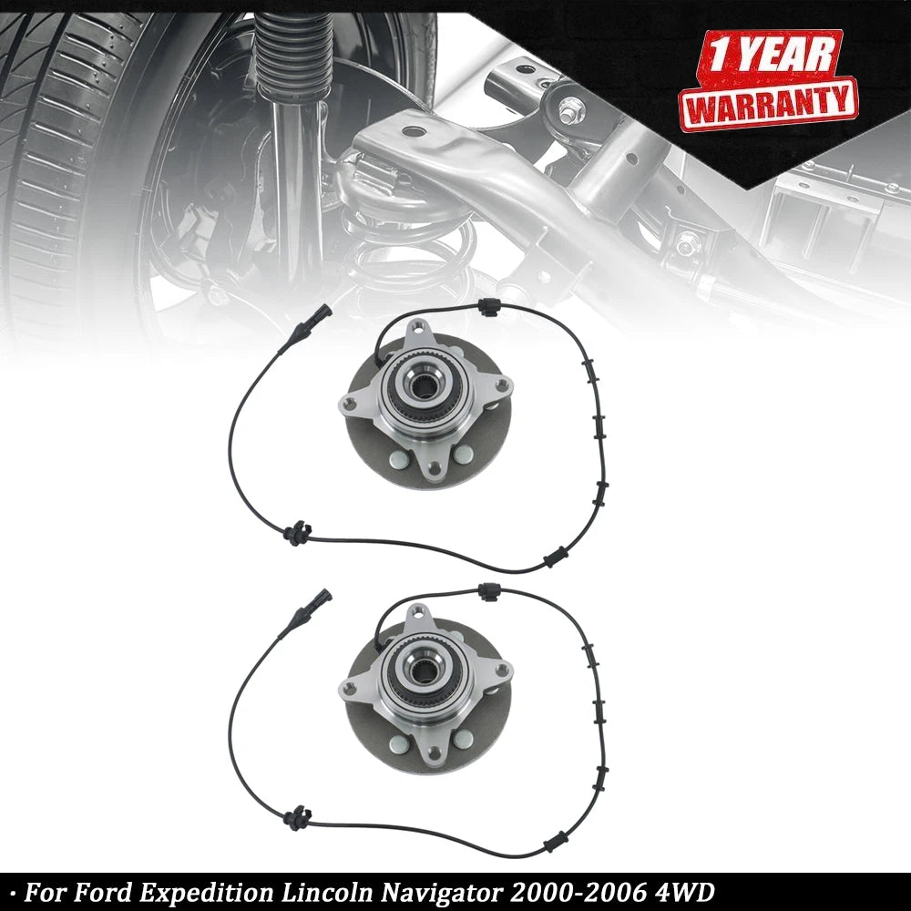 2Pcs Wheel Hub Bearing for Ford Expedition, Lincoln Navigator (2000â2006)