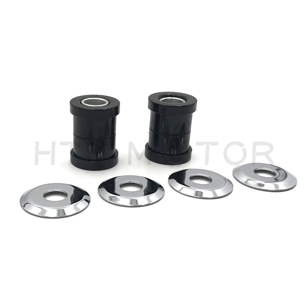 Handlebar Bushings Kit for Harley (1973–Present) - Thermoplastic Polyurethane, Black