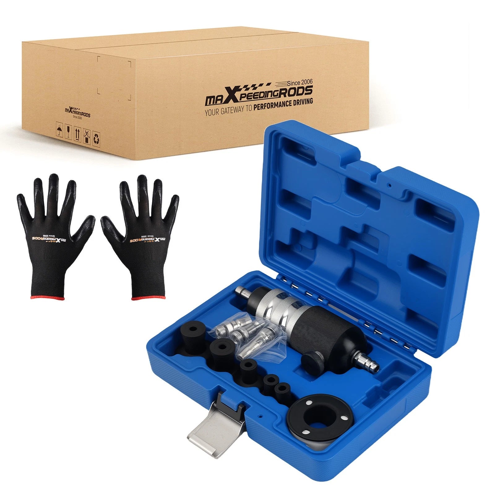 Air Operated Valve Lapping Grinding Tool 1250RPM 5 Suction Cups Engine