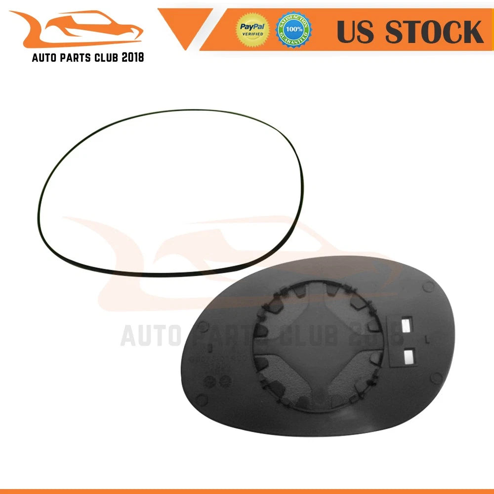Set of 2 Mirror Glasses LH + RH for Chrysler PT Cruiser (2004–2010)