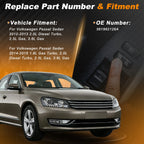 Front Right Door Lock Switch for Volkswagen Passat Sedan (2012–2013) 561962126A