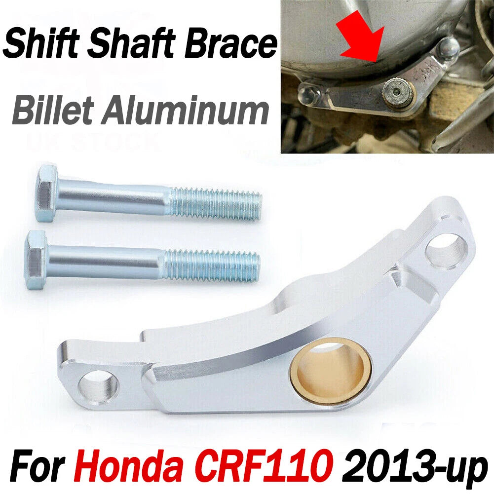 Billet Aluminum Shifter Shaft Brace Carrier for Honda CRF110 (2013–2020)