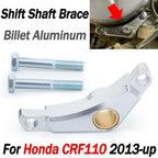 Billet Aluminum Shifter Shaft Brace Carrier for Honda CRF110 (2013–2020)