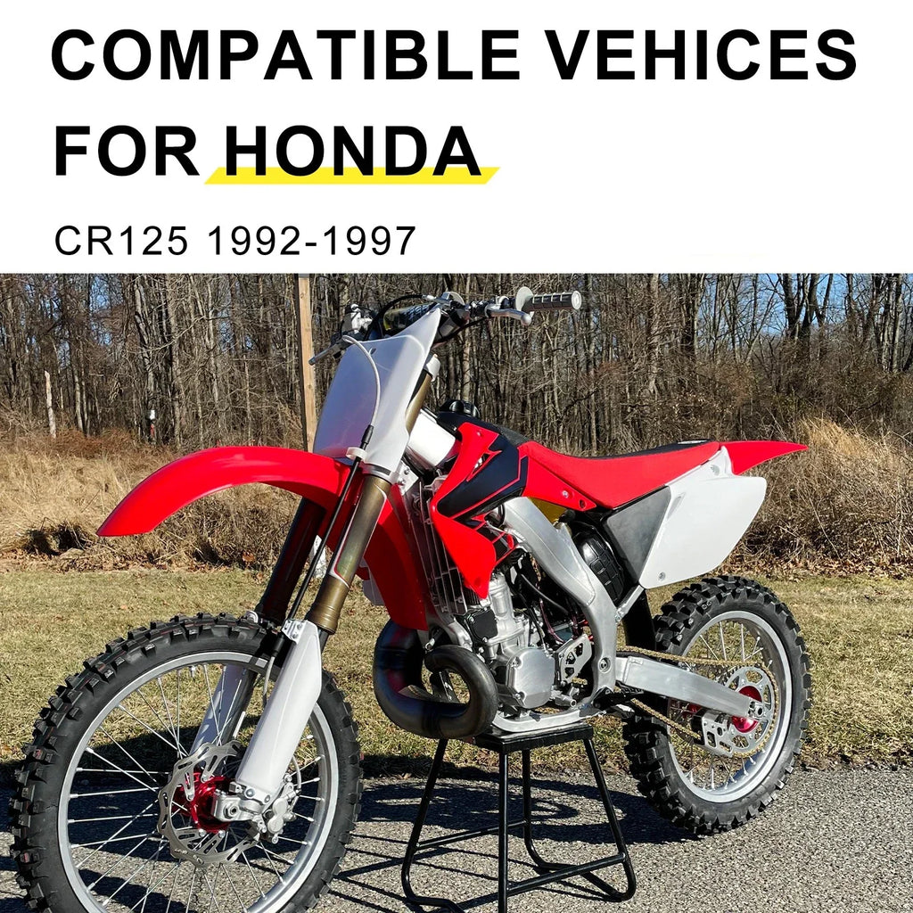 2 x Radiator Louver Guard White for Honda CR125R (1992–1997)