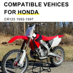 2 x Radiator Louver Guard White for Honda CR125R (1992–1997)