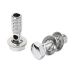 Chrome Head Breather Bolts for Harley Road King FLHR, Softail FXST (1994-1999)