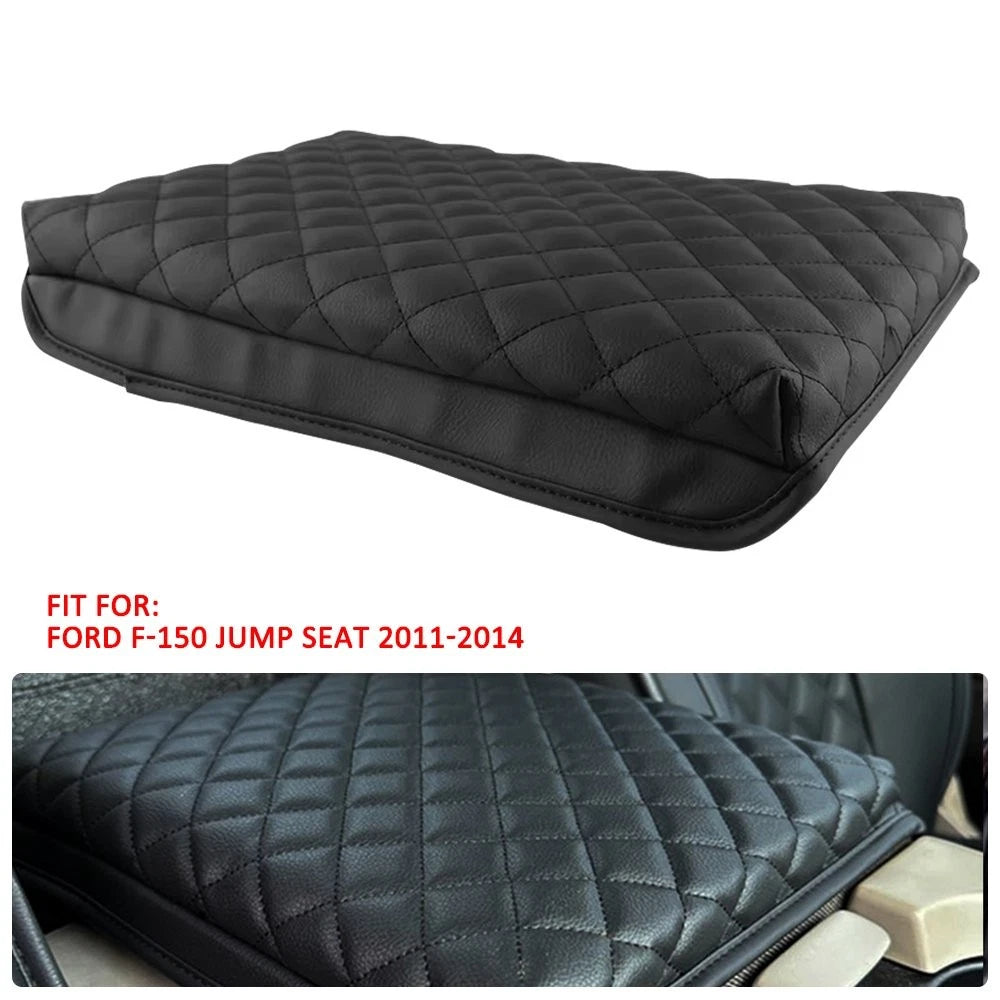Jump Seat Center Console Lid Armrest Cover Pad for Ford F-150 (2011–2014)