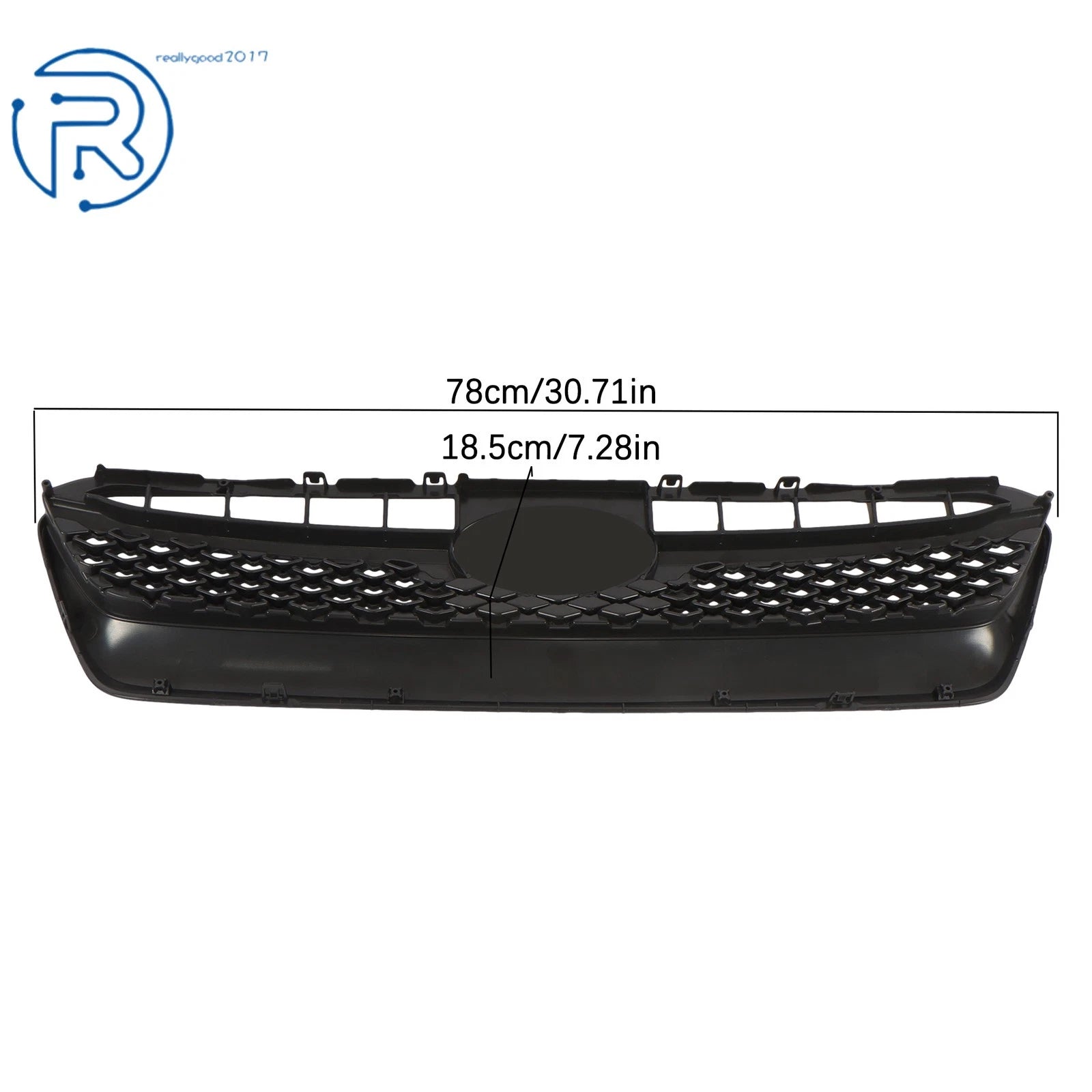 Complete Front Upper Grille for Subaru WRX WRX STI (2015-2017) Matte Black