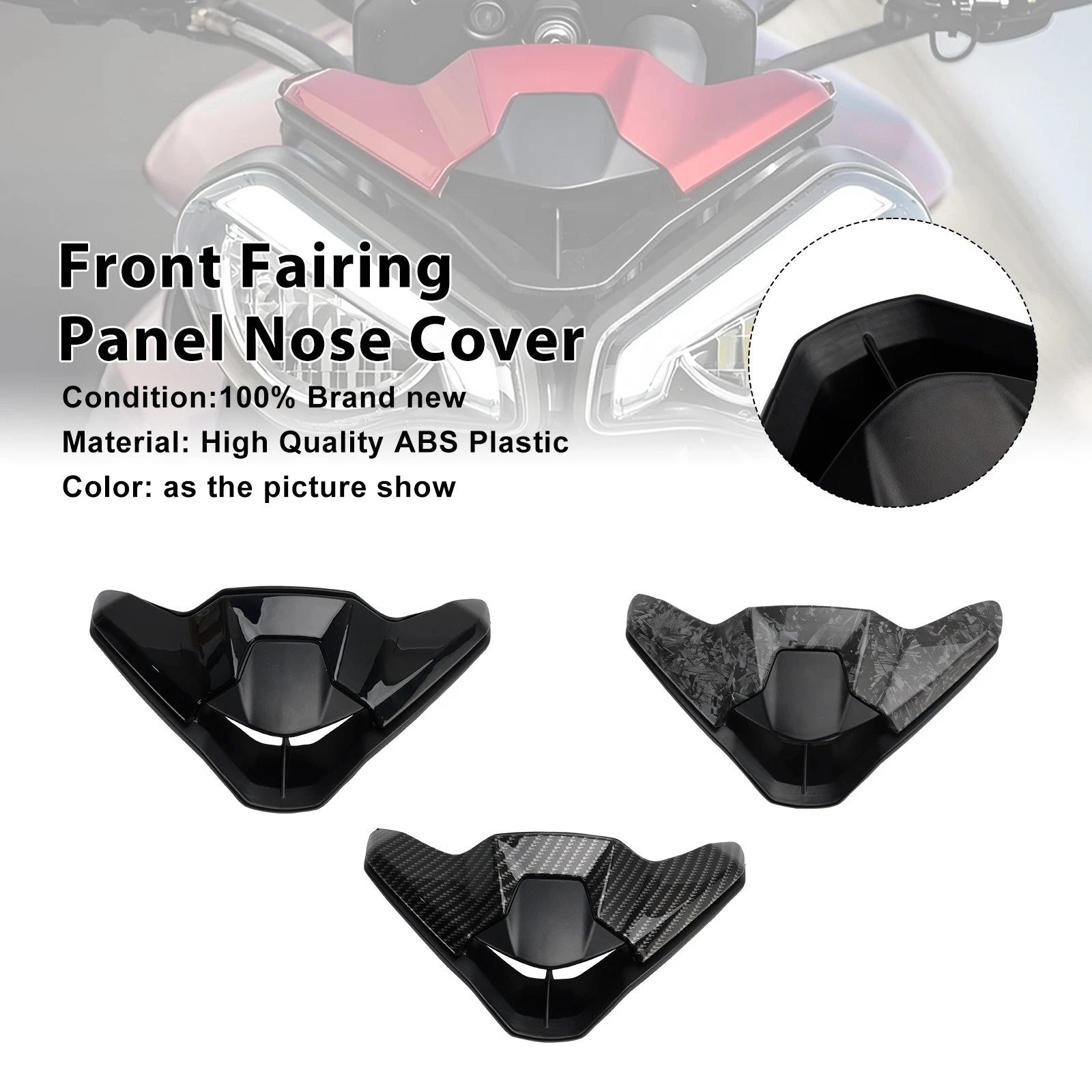 Front Fairing Panel Nose Cover for Street Triple 765 R/RS (2023–2025)