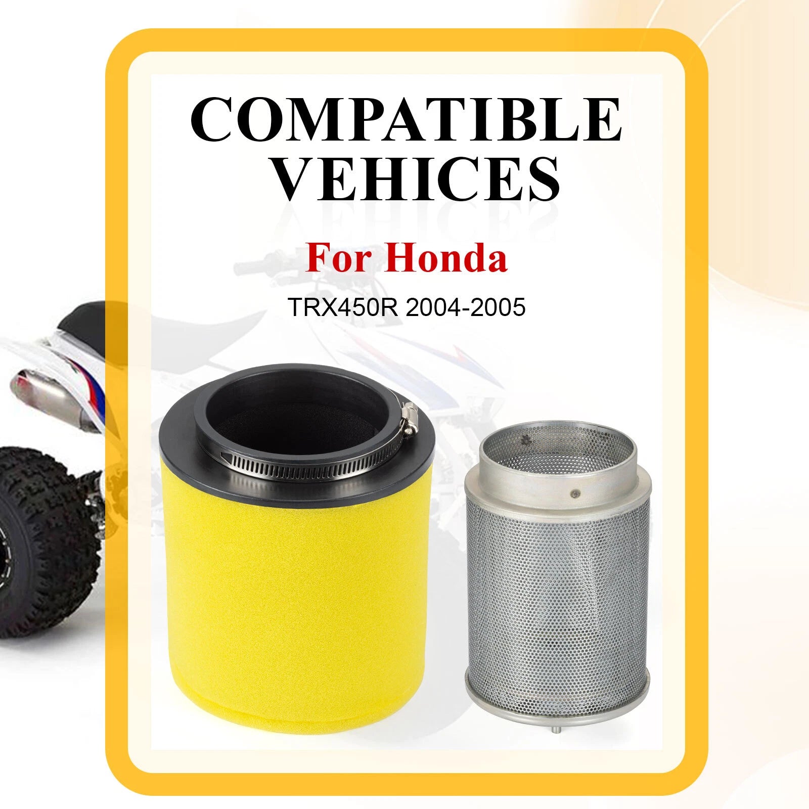 Air Filter & Cleaner Body for Honda TRX450R 450R (2004–2005) 17254-HP1-000