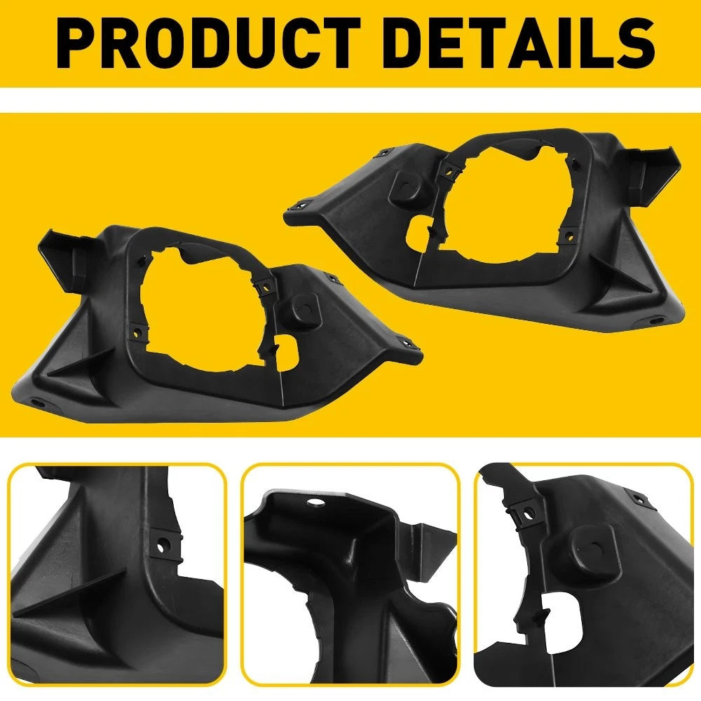 2Pcs Fog Light Bezel Lamp Cover Brackets for Honda CR-V (2012–2014)