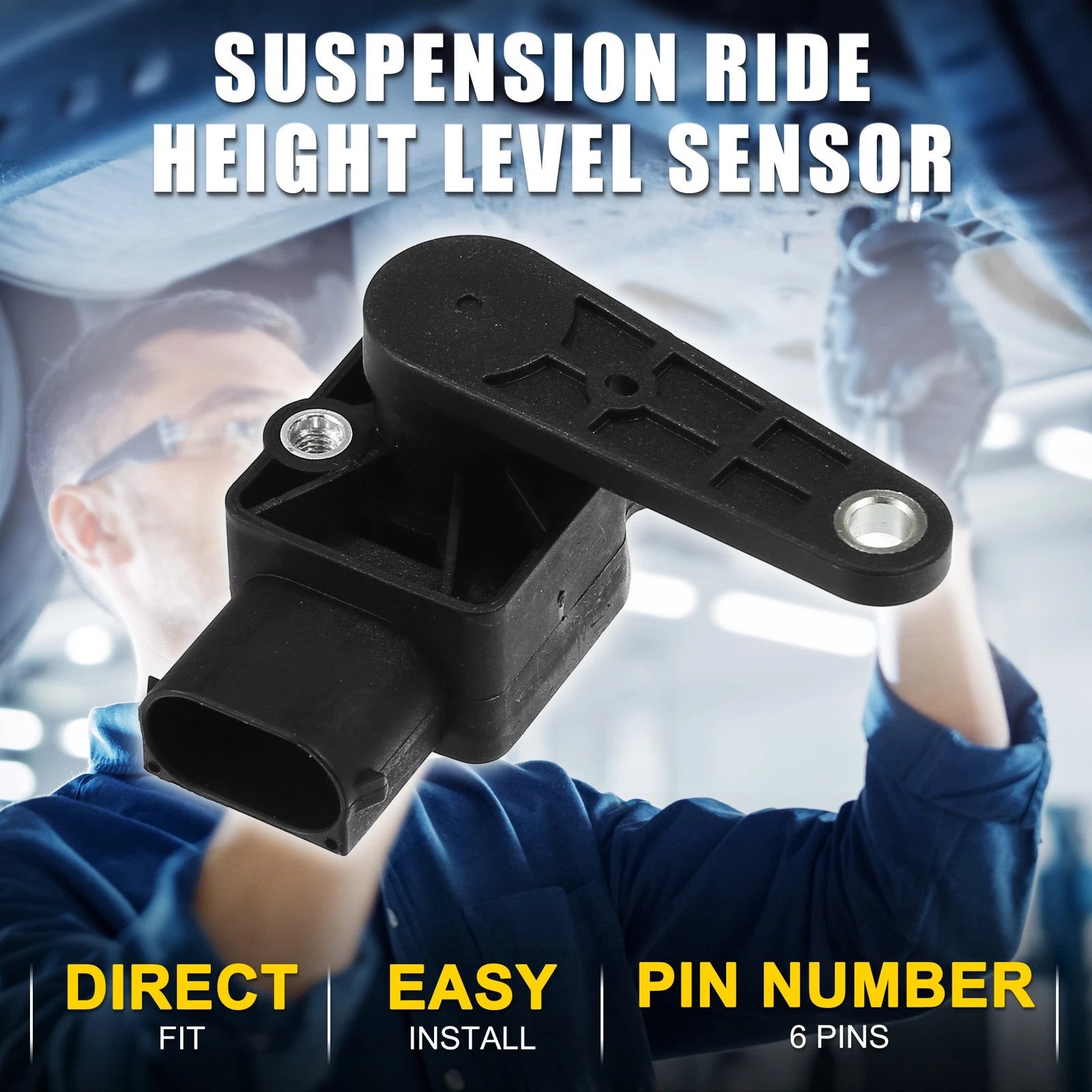 Air Suspension Ride Height Level Sensor for BMW 328i (2007–2012) No.37146763736