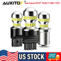 Set of 2 LED Strobe Brake Tail Light Bulbs for Multiple Vehicles