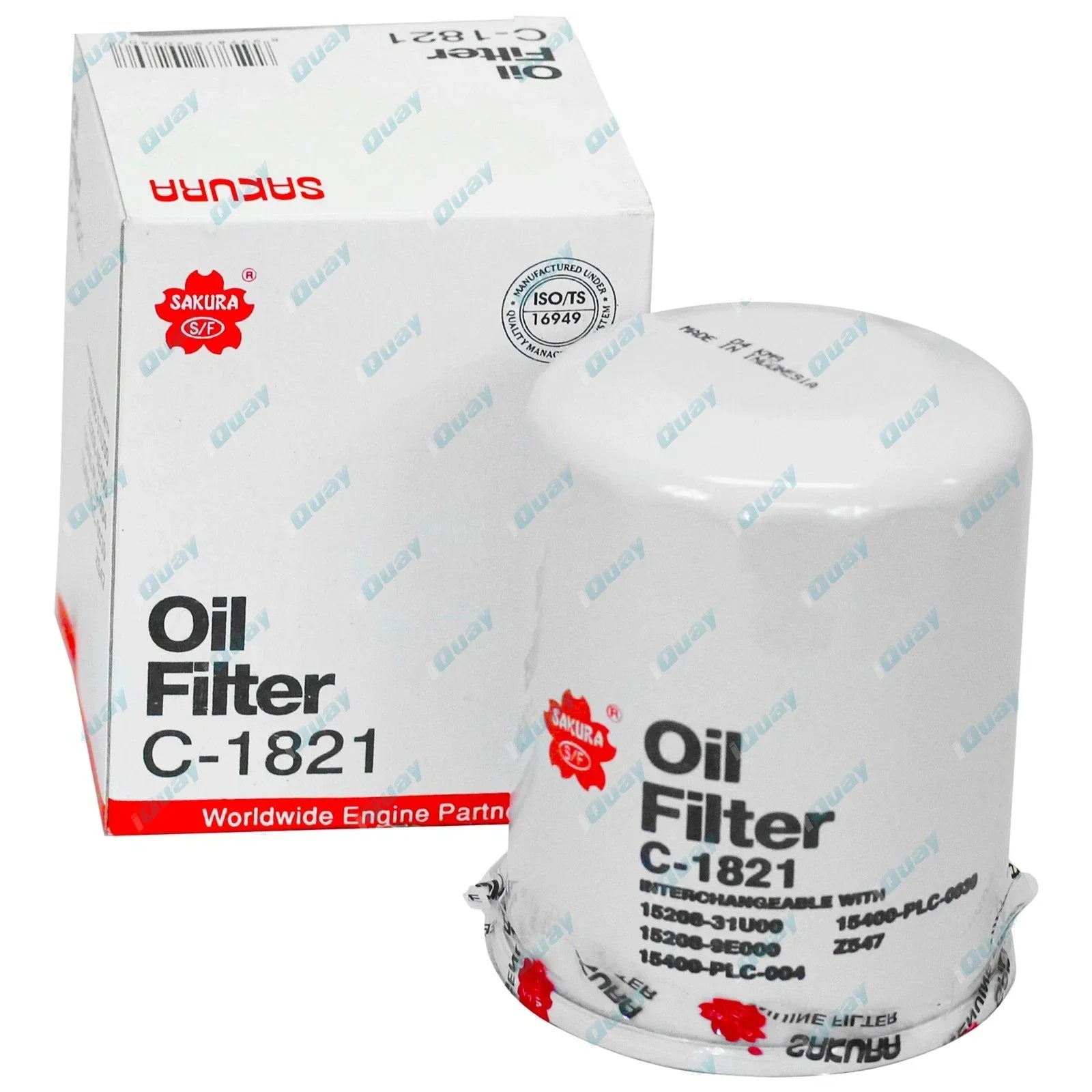 Oil Filter C-1821 Alternate Z547 Ryco various for Honda, Nissan Motors