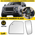Upper+Lower Mirror Glass for Ford F-250 F-350 F-450 Super Duty (2008–2016)